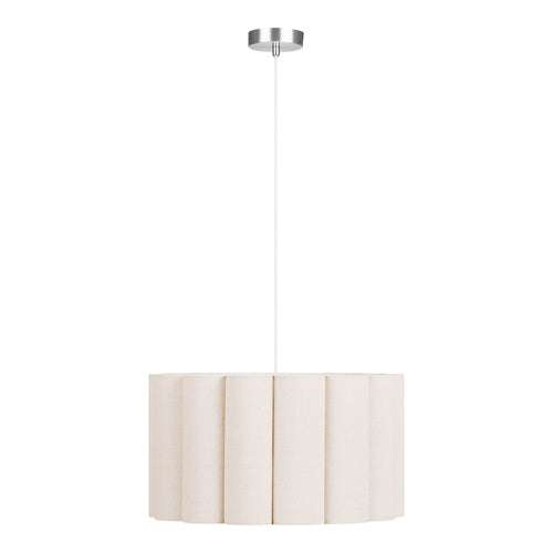 Lámpara colgante Watton - Beige / Gris