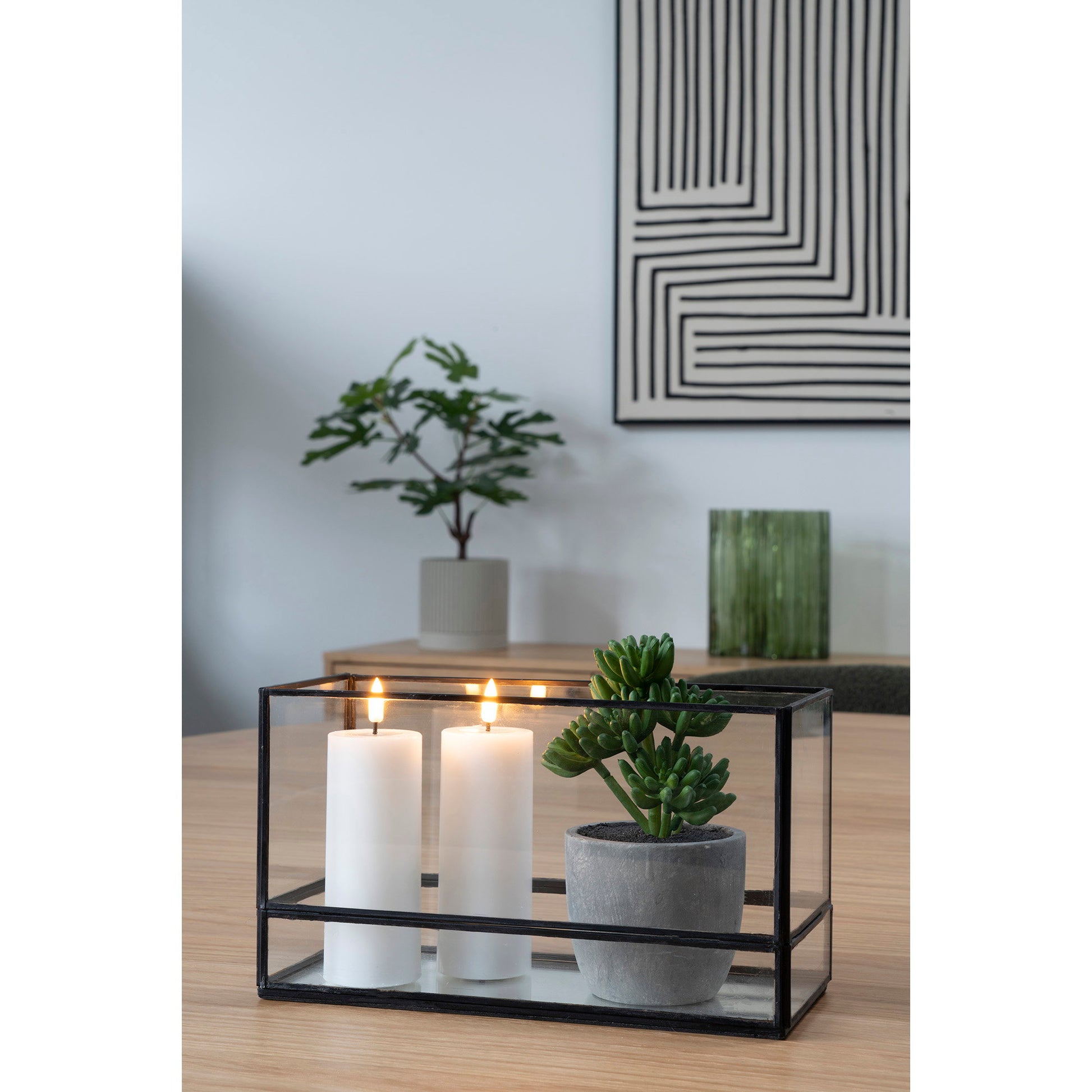 Portavelas Hurricane - Negro