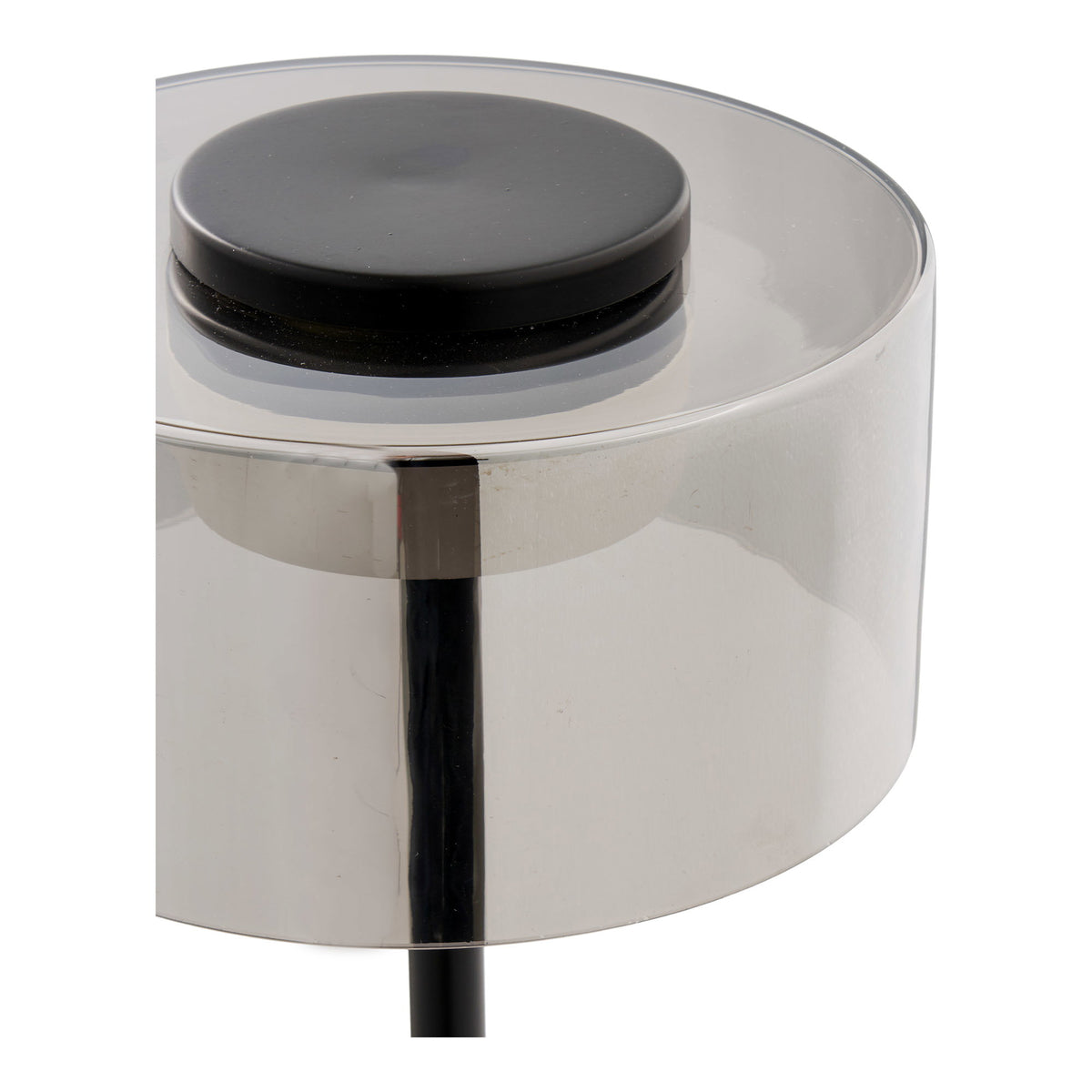 Lámpara de mesa Cholet - Negro / Transparente