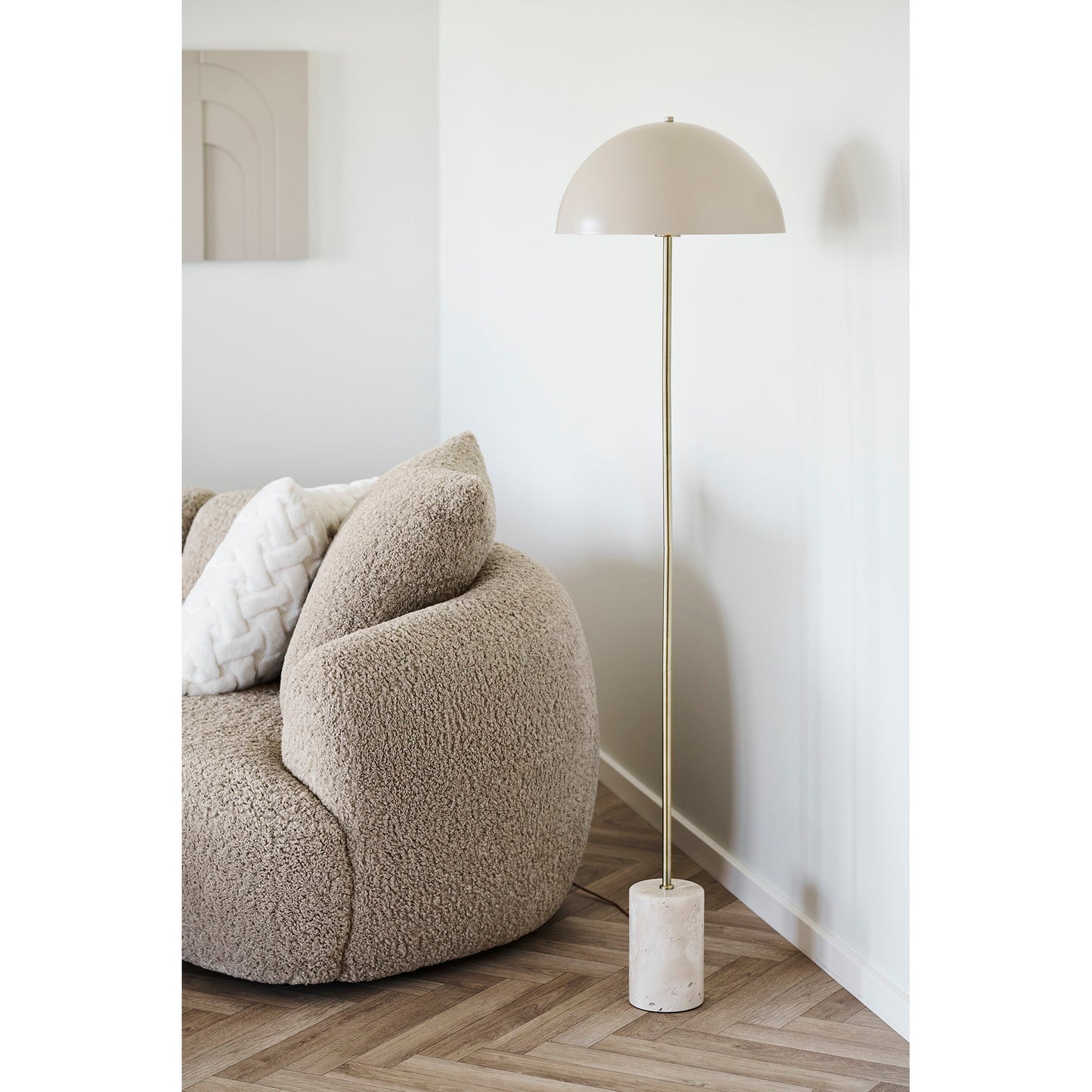 Lámpara de pie Sheffield - Beige