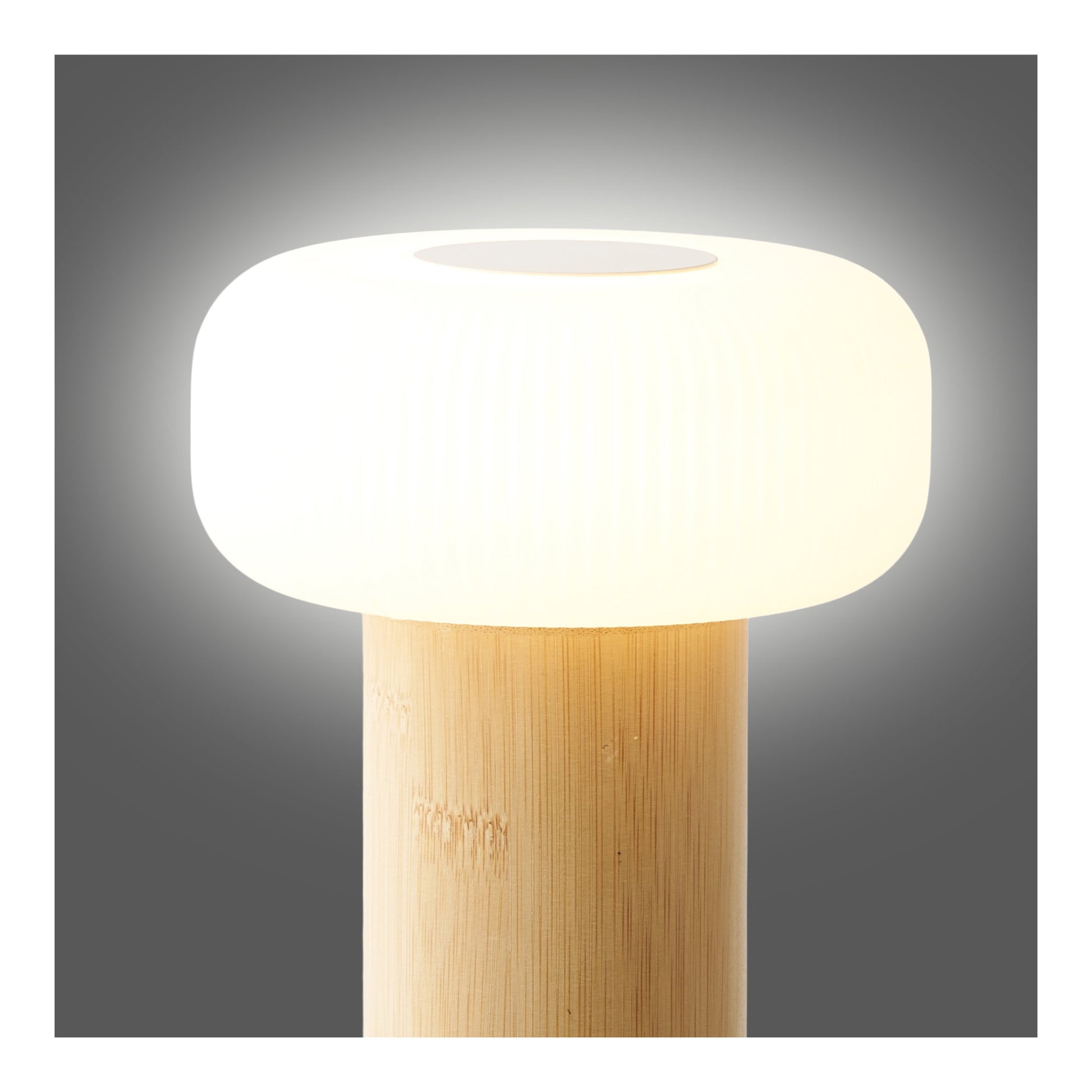 Lámpara de mesa Stafford - Natural / Blanco