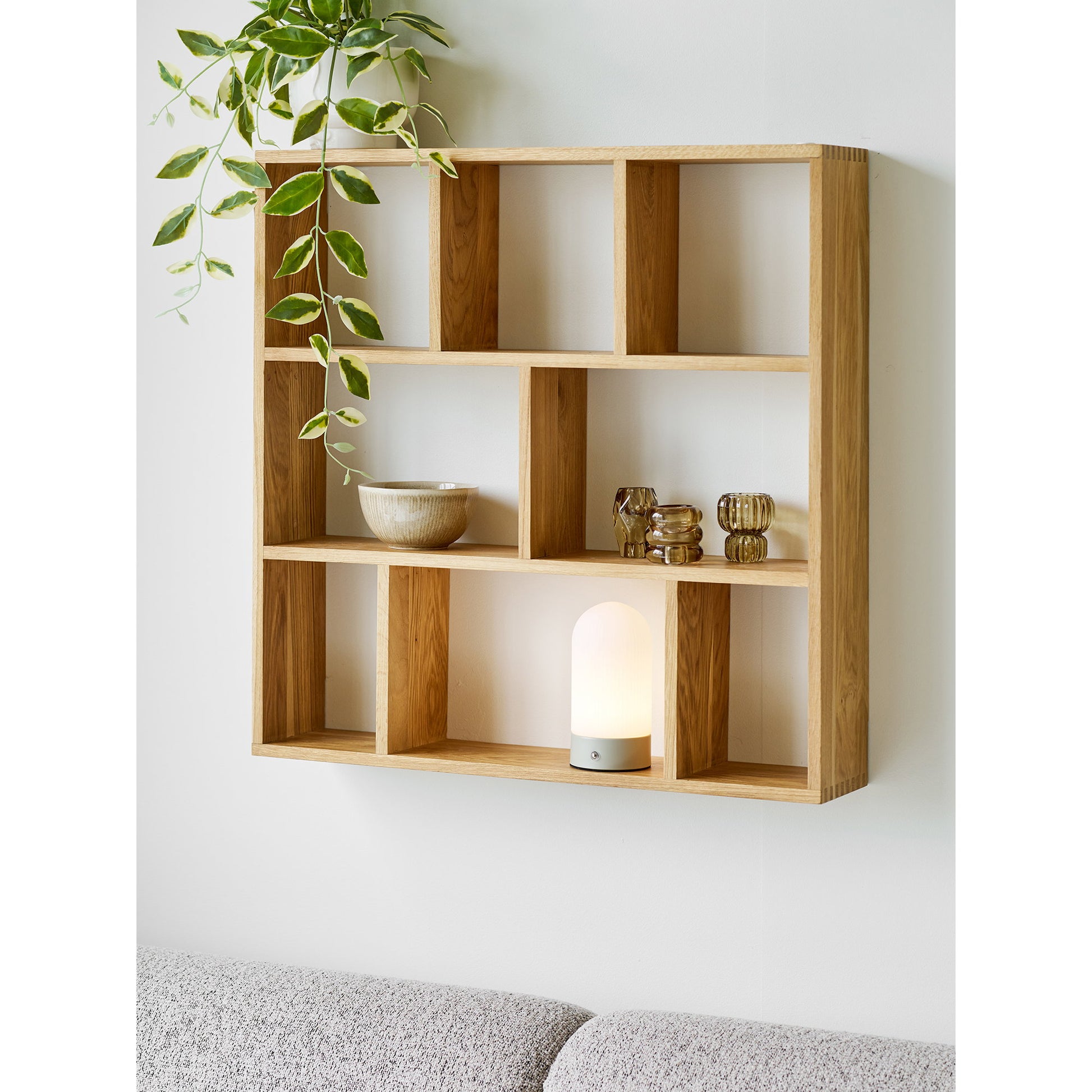 Lámpara de Mesa Ashford - Beige / Blanco