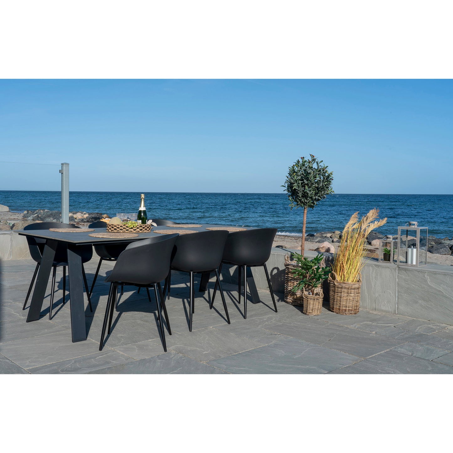 Silla de comedor Roda - Negro