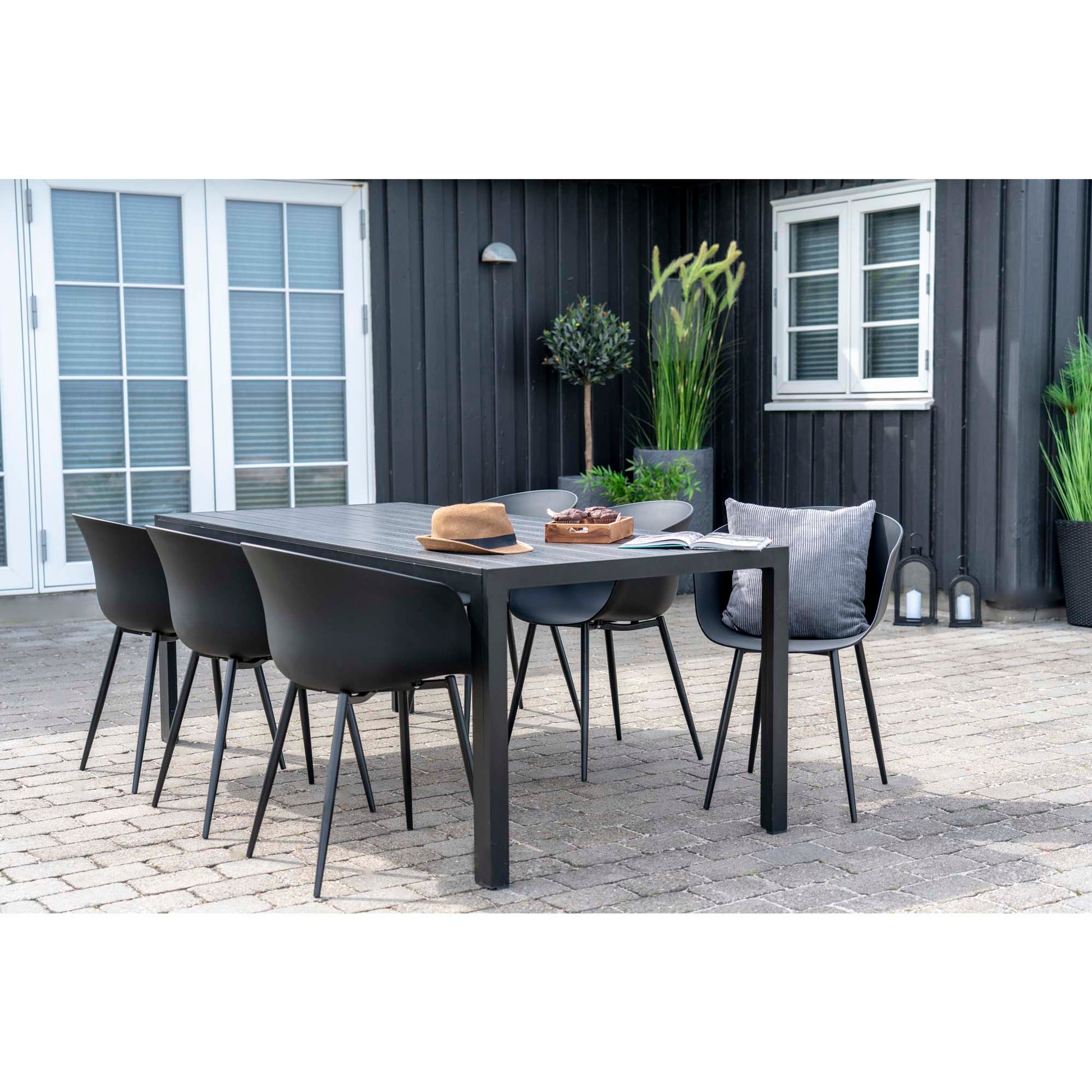 Silla de comedor Roda - Negro
