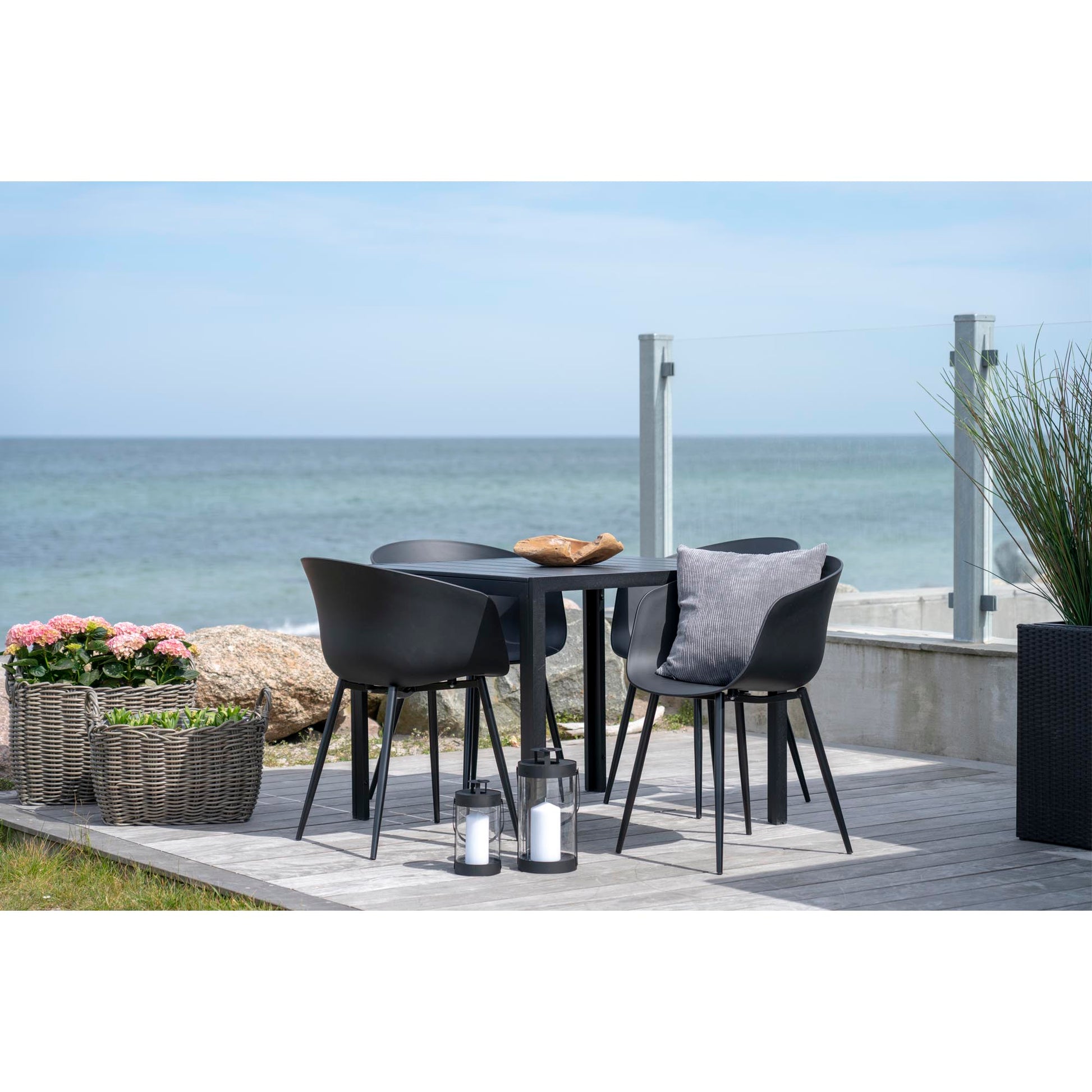 Silla de comedor Roda - Negro