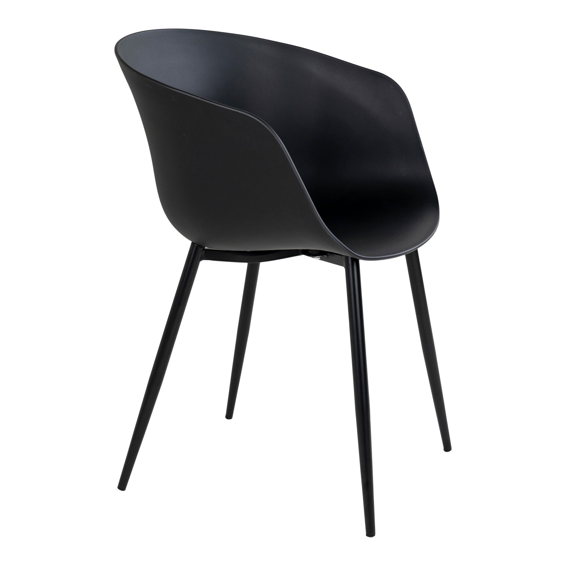 Silla de comedor Roda - Negro
