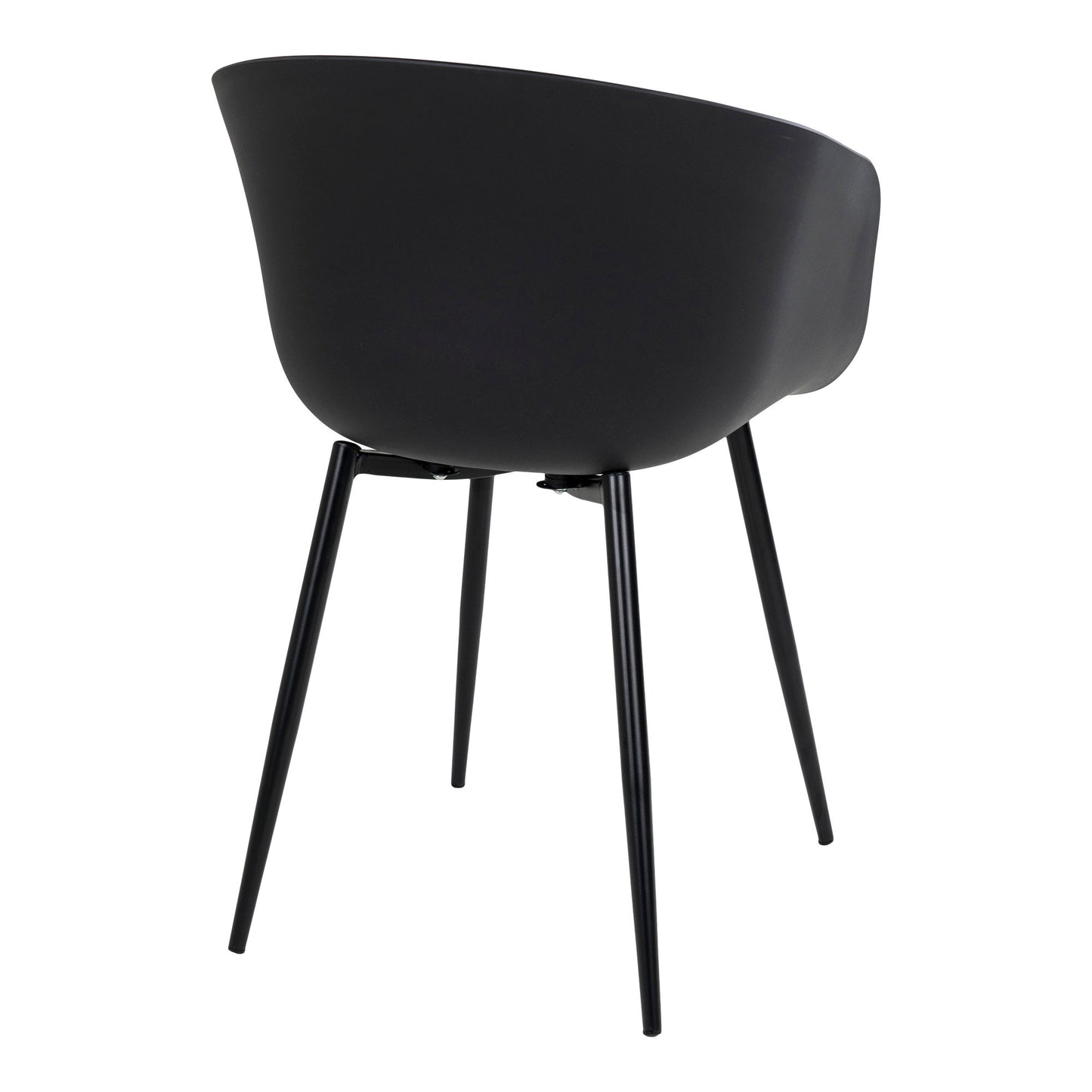 Silla de comedor Roda - Negro