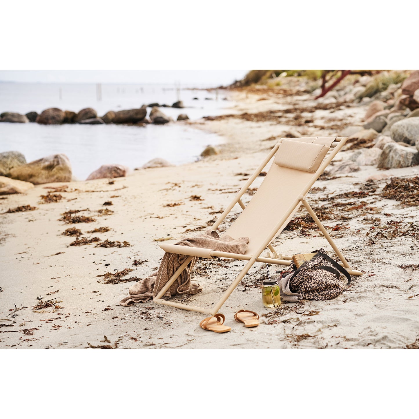 Silla de playa Curtis - Taupe