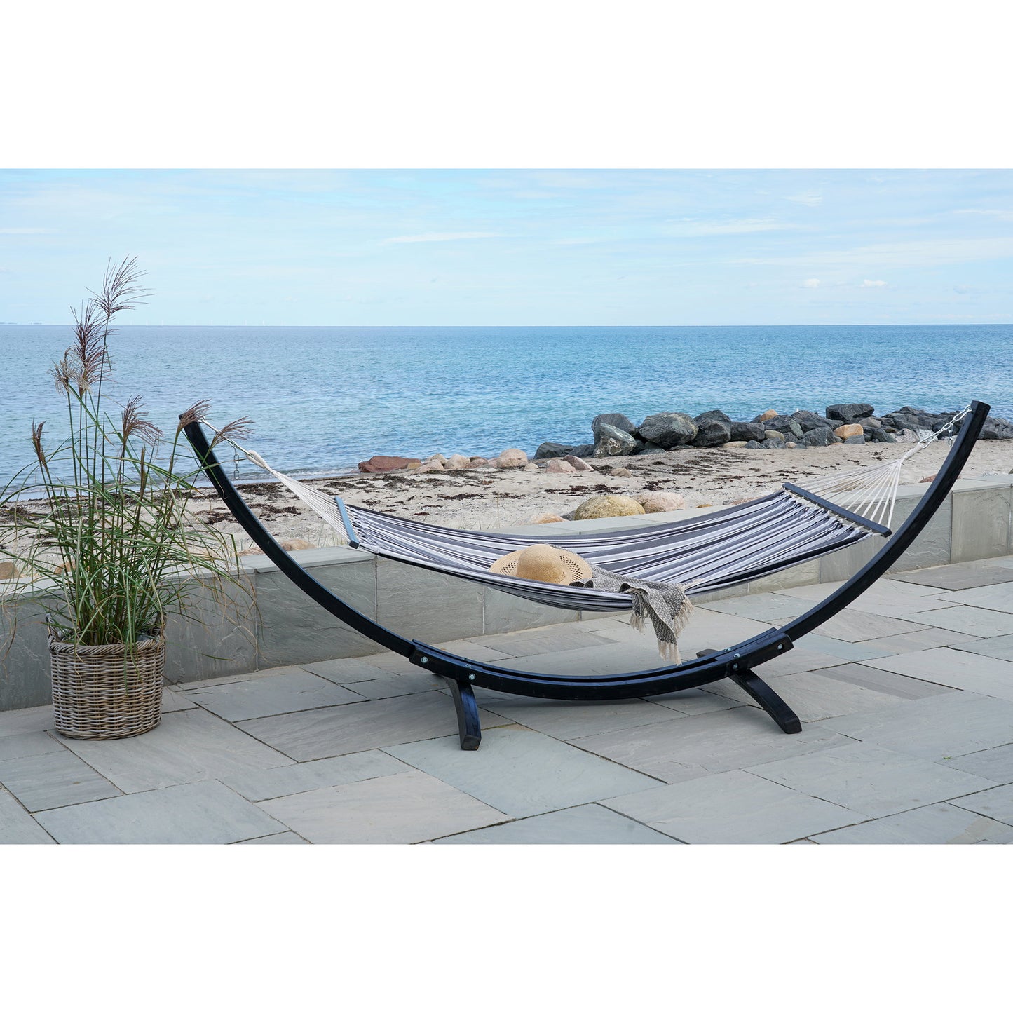 Hamaca Tripoli - Gris / Negro