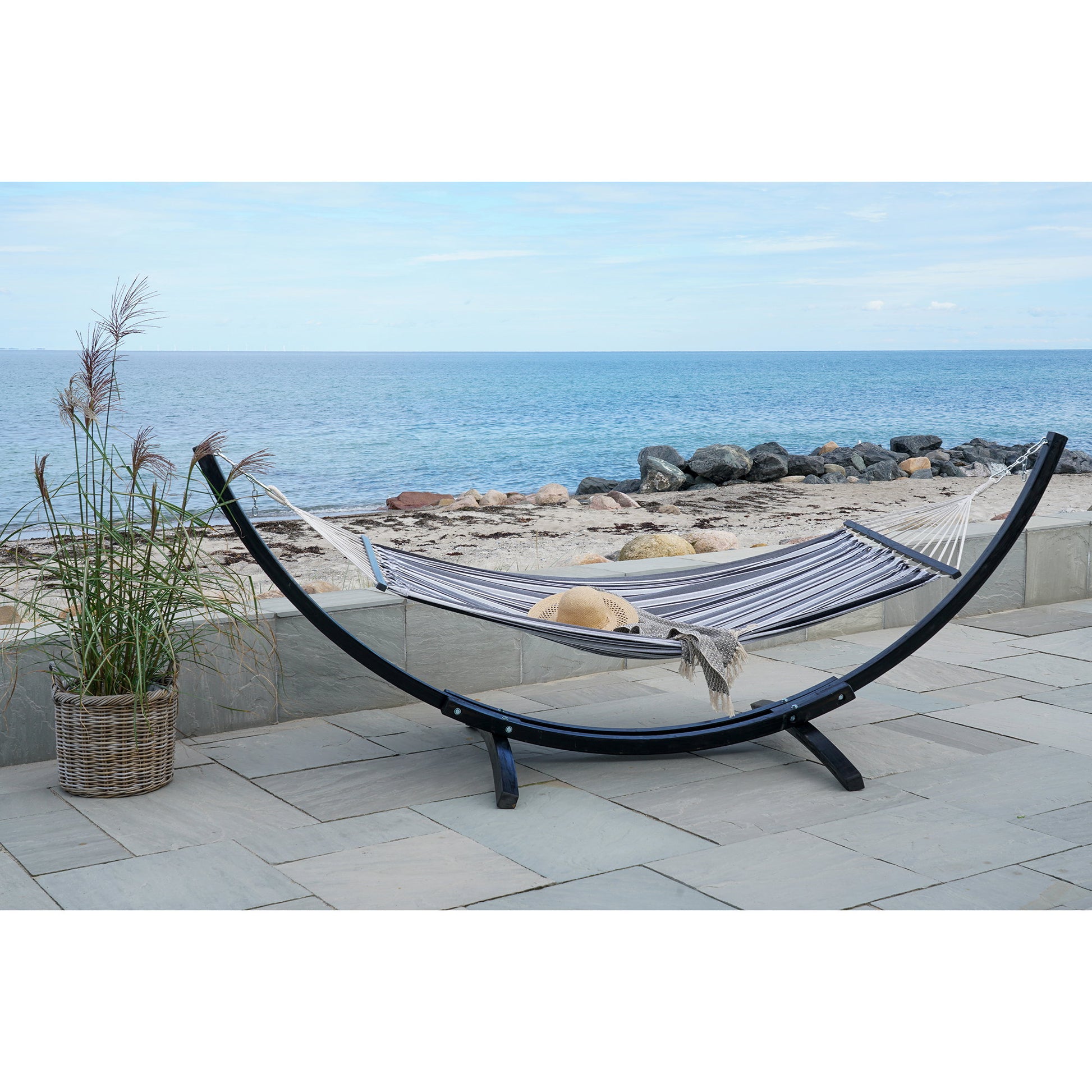 Hamaca Tripoli - Gris / Negro