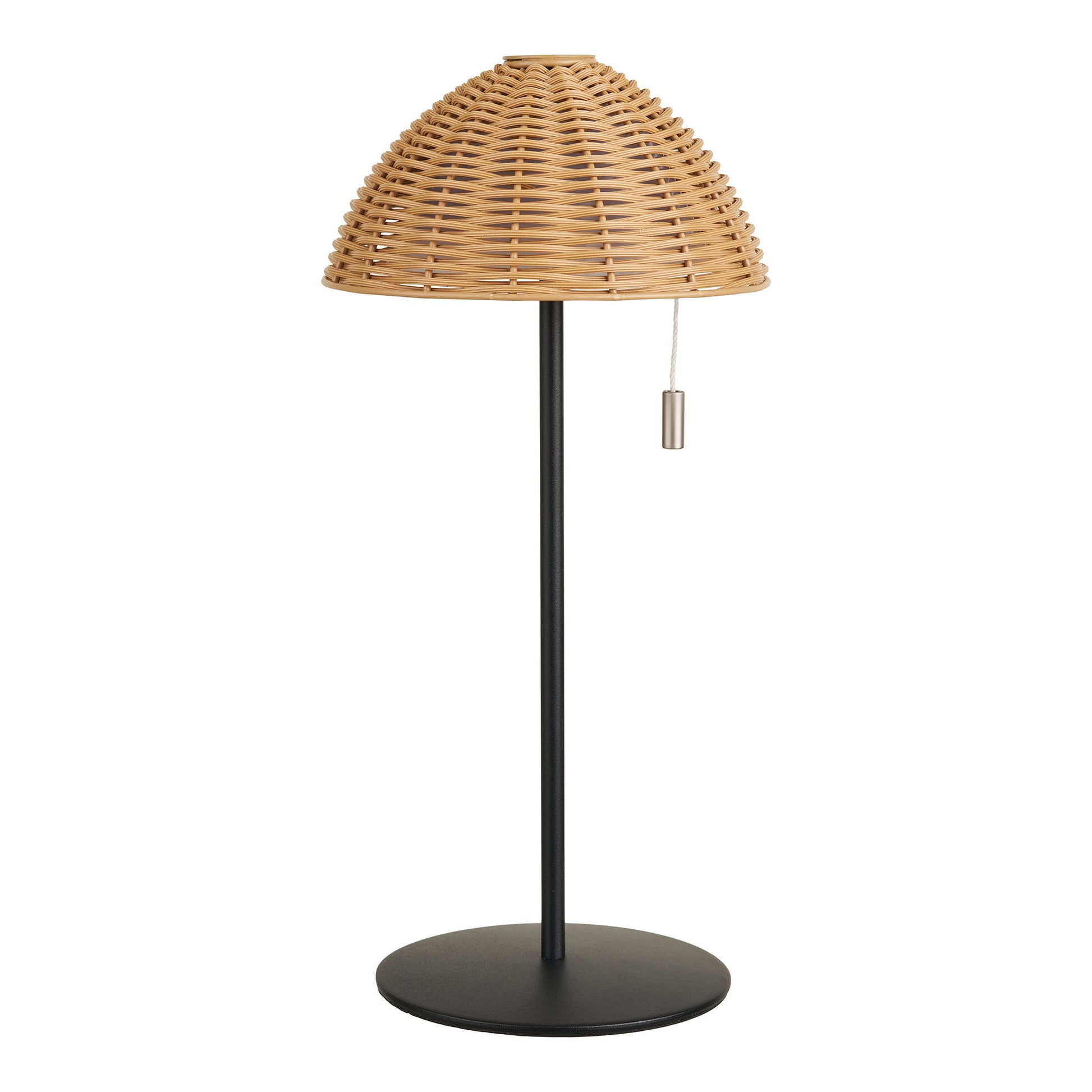 Lámpara de mesa LED Wigan - Natural / Negro