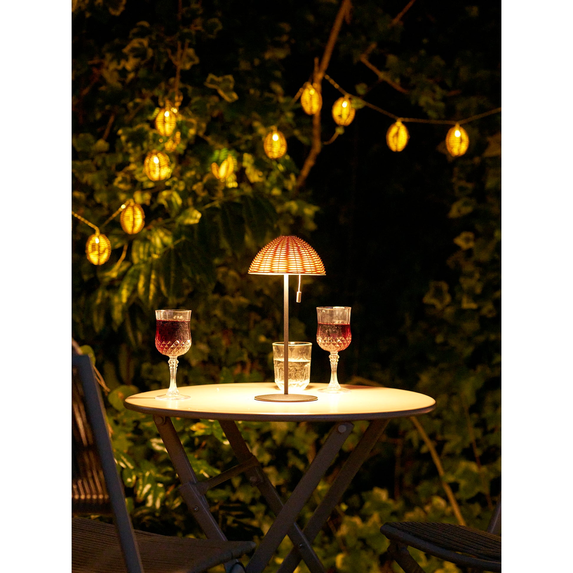 Cadena de luces LED Carlisle - Natural / Negro