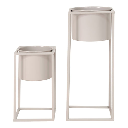 Macetas Marla - Beige / Gris