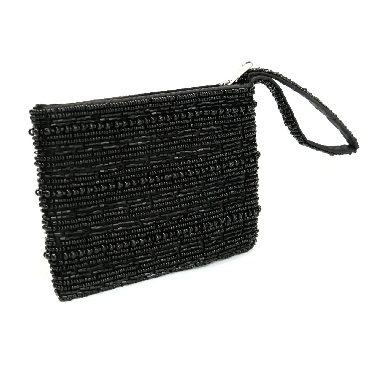 The Black Beaded Wallet