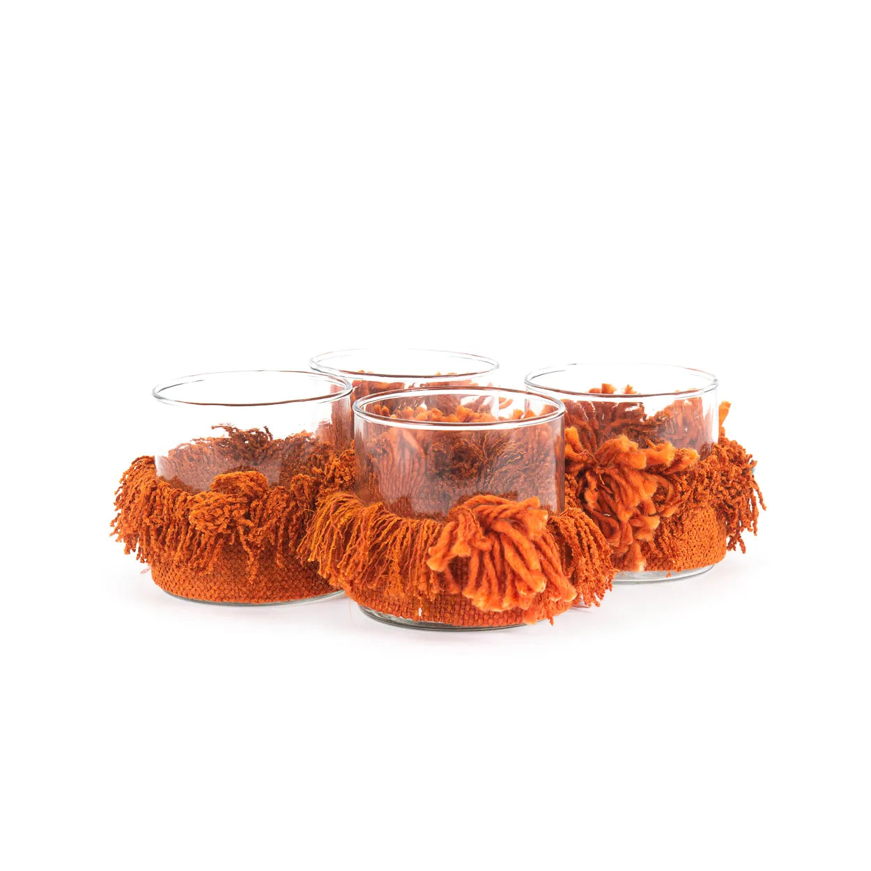 The Oh My Gee Candle Holder - Rust Velvet - S