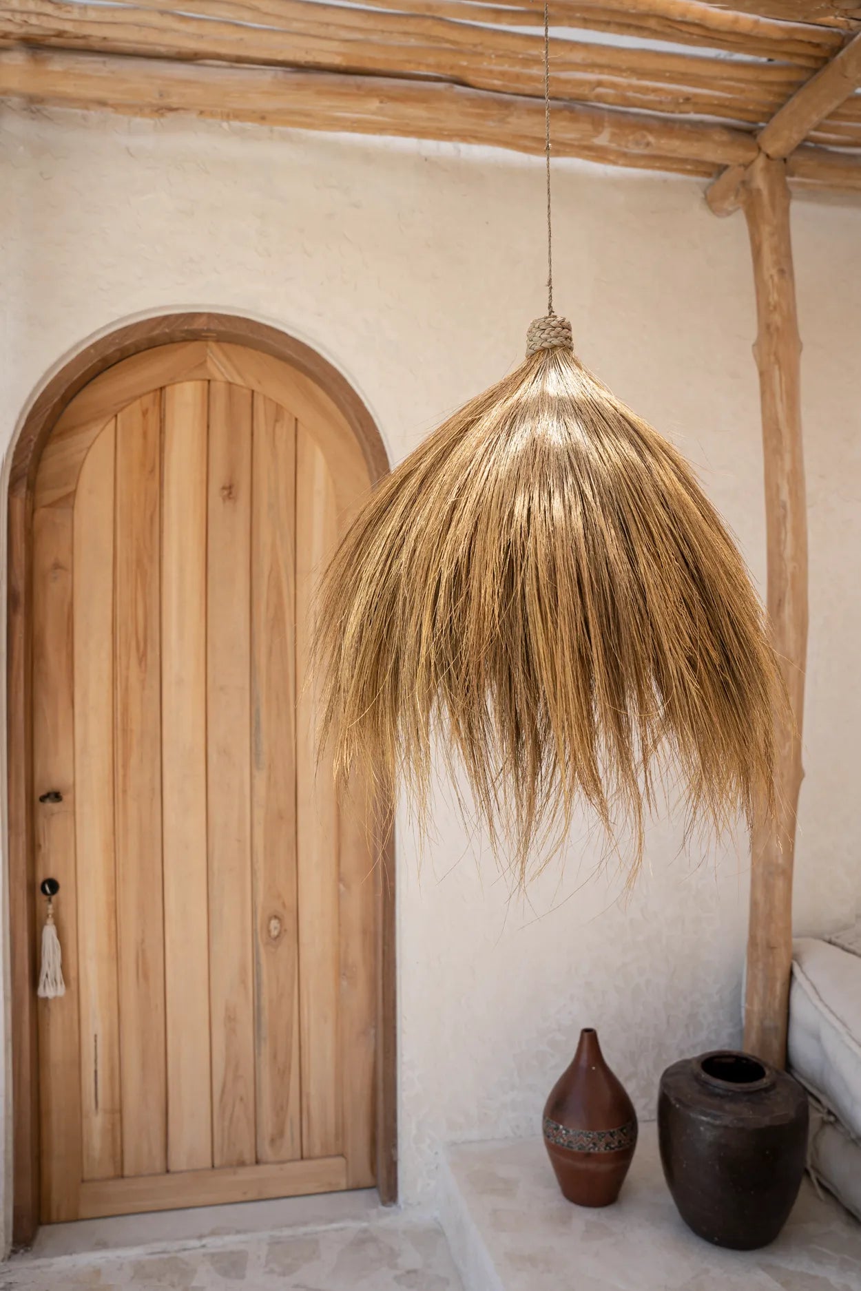 The Rayung Hut Pendant Light - Natural - L