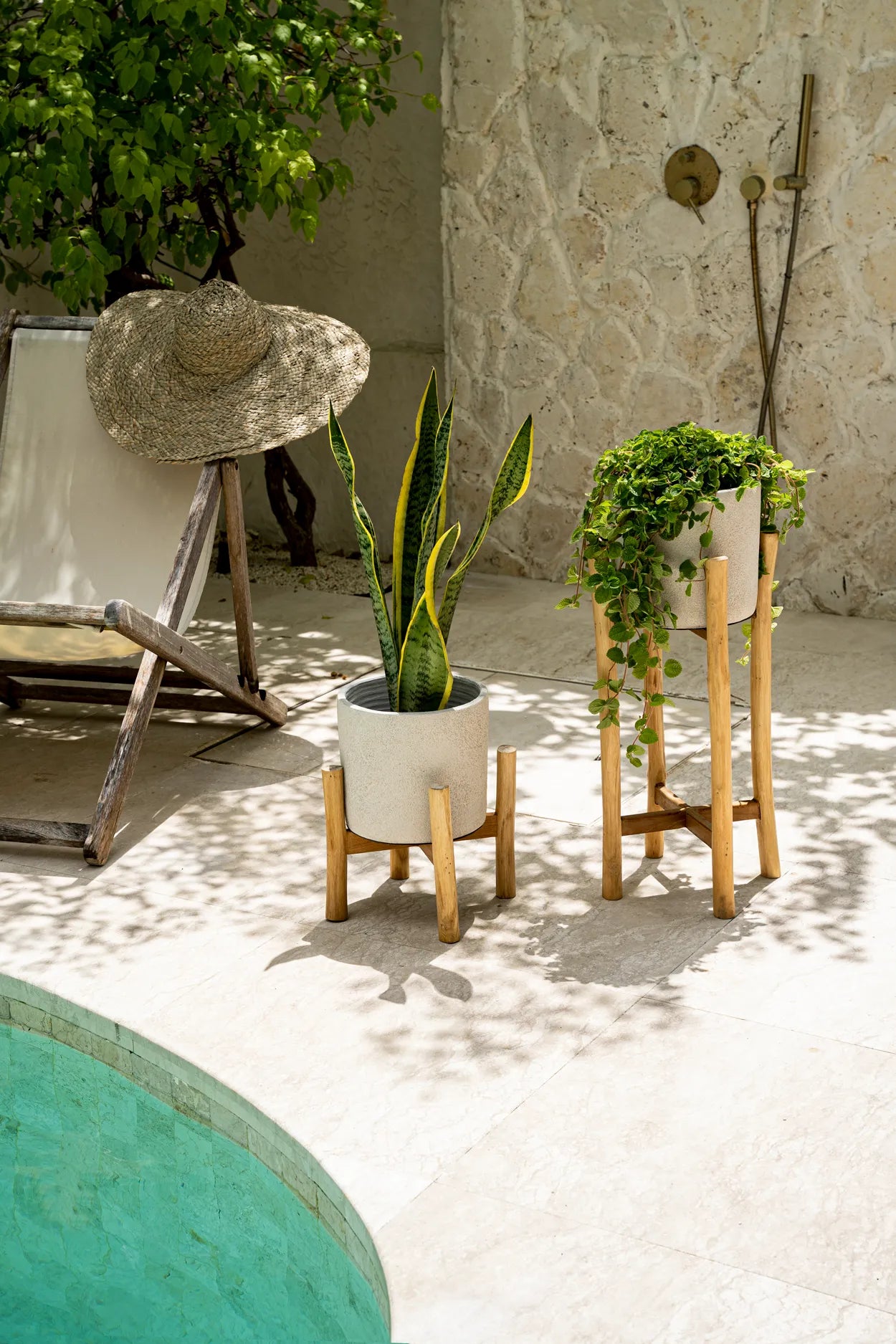 La Jardinera Chalk Alta - Concreto Natural - L