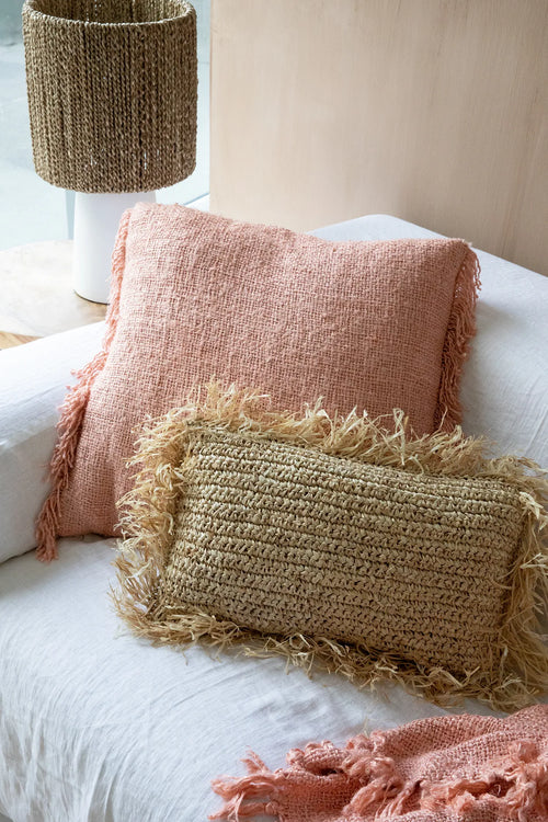 The Oh My Gee Cushion Cover - Salmon Pink - 60x60
