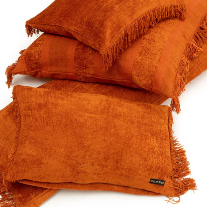 Oh My Gee Cushion Cover - Rust Velvet - 60x60