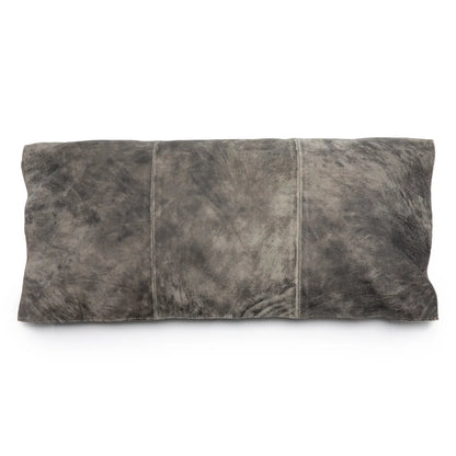 La Housse de Coussin en Daim à Trois Panneaux - Gris - 30x60