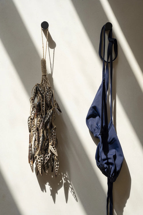 Unicorn Shell Tassel - Brown