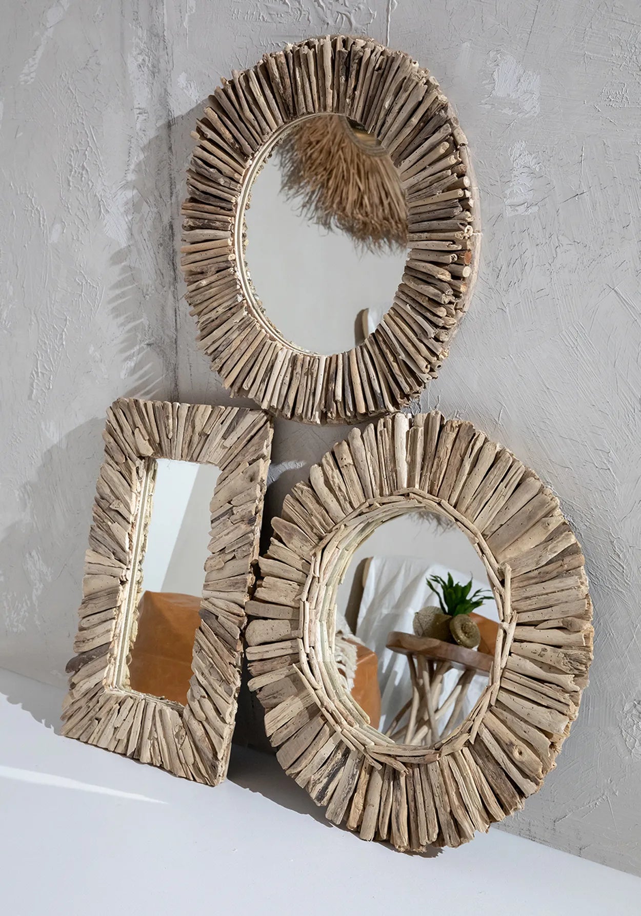 El Espejo Driftwood Halo - Natural - M