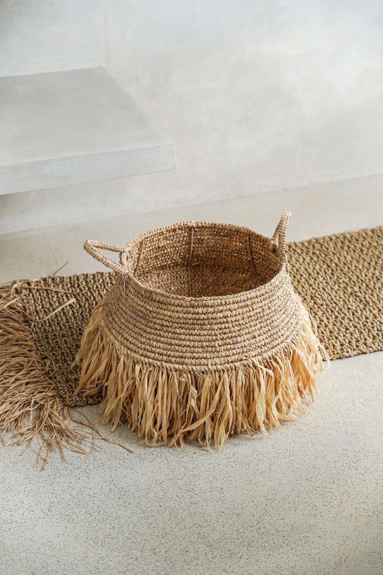 Cesta Raffia Deluxe - Natural - M - Rikih