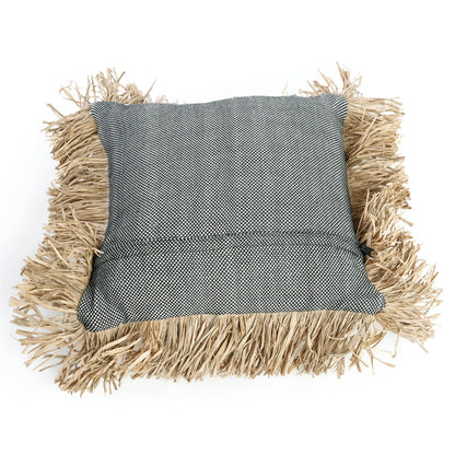 La Funda de Cojín Cotton Bonita - Negro Natural - 40x40