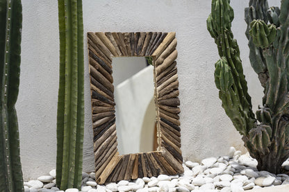 El Espejo Driftwood Framed - Natural - M